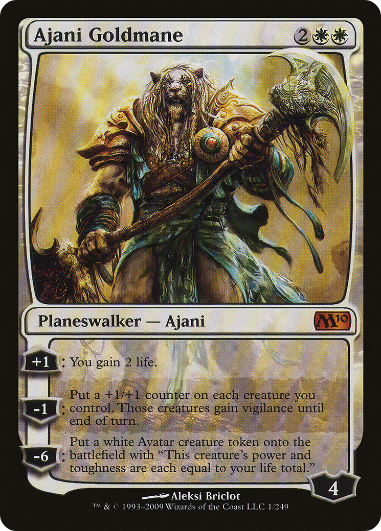 Ajani Goldmane (M10-001)  - Magic 2010