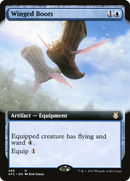 Winged Boots (Extended Art) (AFC-289) - Adventures in the Forgotten Realms Commander