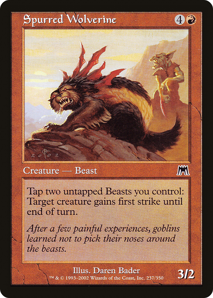 Spurred Wolverine (ONS-237)  Foil - Onslaught