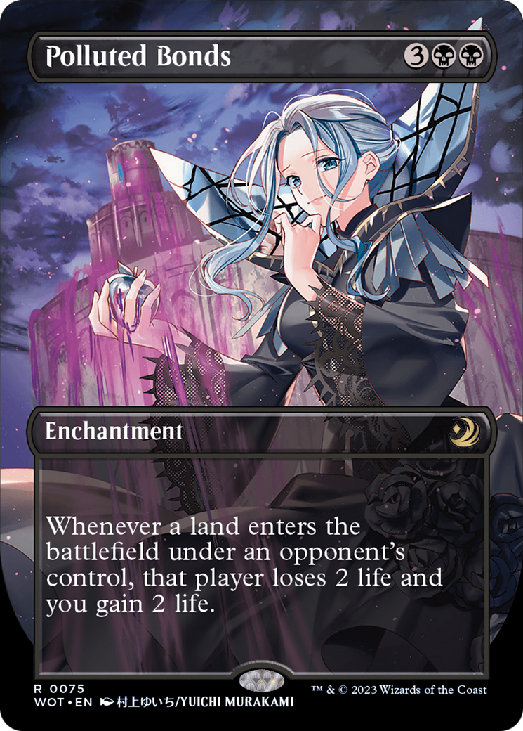 Polluted Bonds (Anime Borderless) (WOT-075)  - Wilds of Eldraine: Enchanting Tales