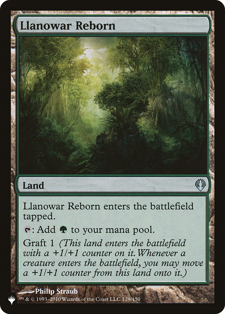 Llanowar Reborn (LIST-ARC-129)  - The List