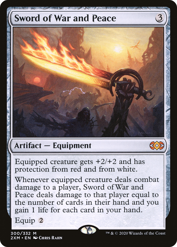 Sword of War and Peace (2XM-300)  Foil - Double Masters