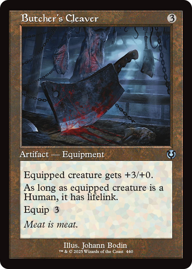 Butcher's Cleaver (Retro Frame) (INR-440) - Innistrad Remastered Foil