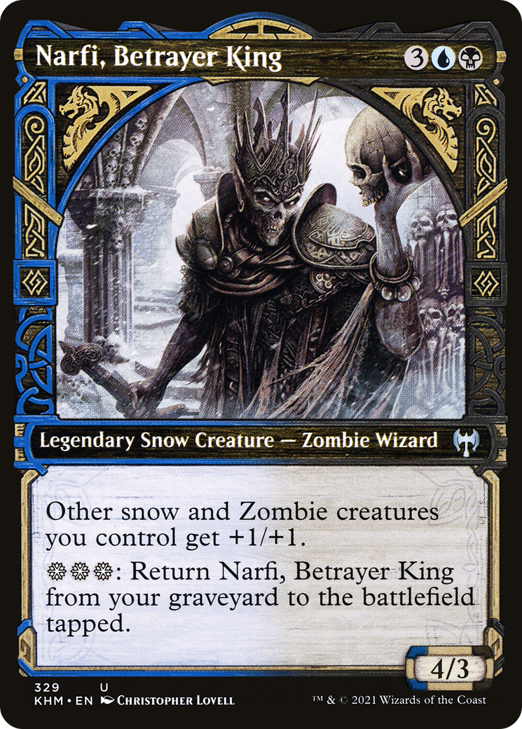 Narfi, Betrayer King (Showcase) (KHM-329)  Foil - Kaldheim
