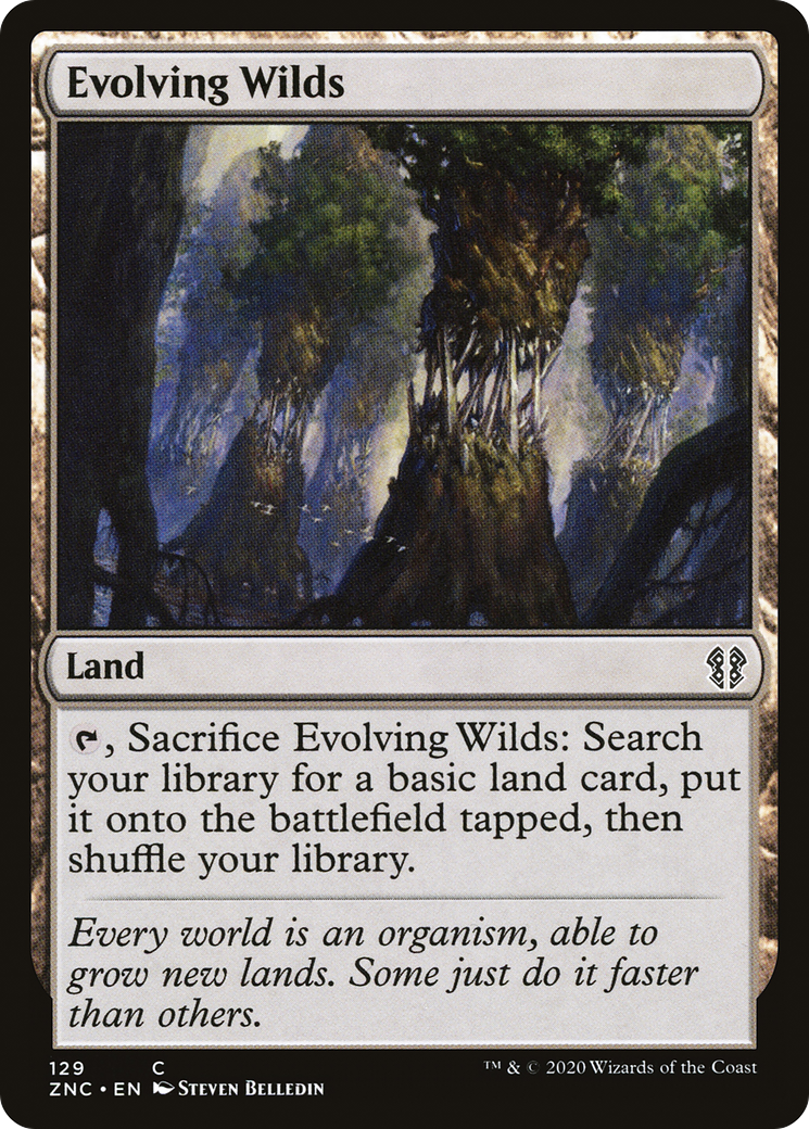 Evolving Wilds (ZNC-129)  - Zendikar Rising Commander