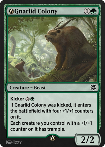 A-Gnarlid Colony (ZNR-A-185)  - Zendikar Rising