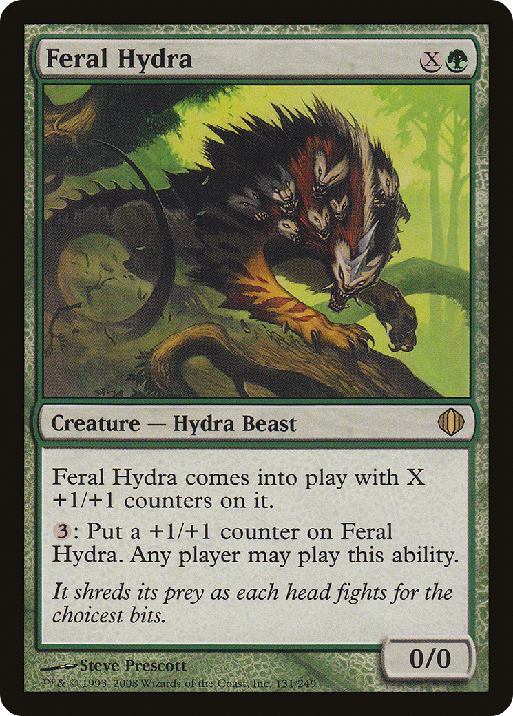 Feral Hydra (ALA-131)  Foil - Shards of Alara