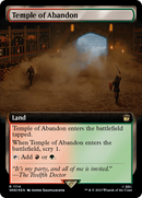 Temple of Abandon (Extended Art) (Surge Foil) (WHO-1114)  Foil - Doctor Who: (Extended Art)