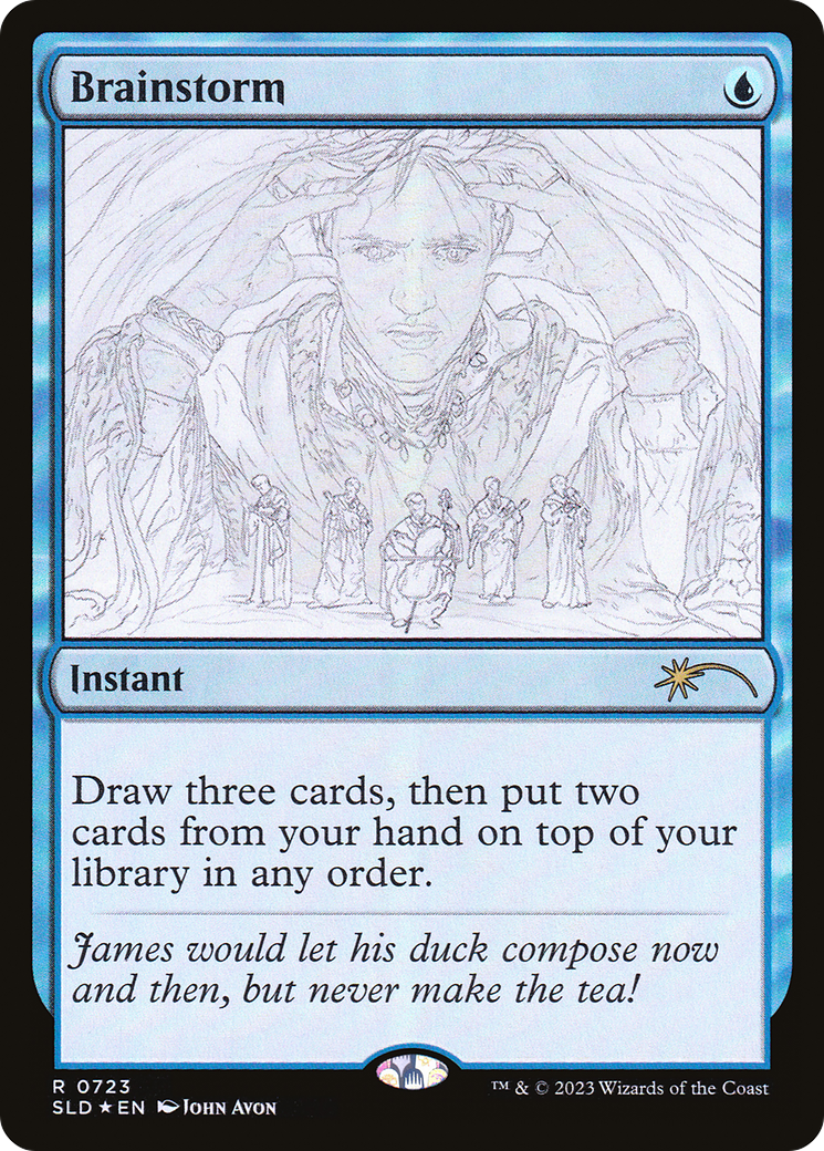 Brainstorm (0723) (Sketch Showcase) (SLD-723)  - Secret Lair Drop