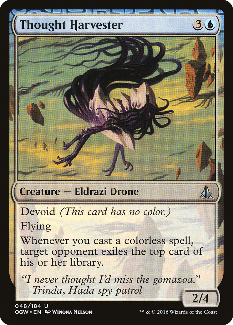 Thought Harvester (OGW-048)  Foil - Oath of the Gatewatch: (devoid)