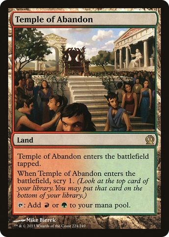 Temple of Abandon (THS-224)  - Theros