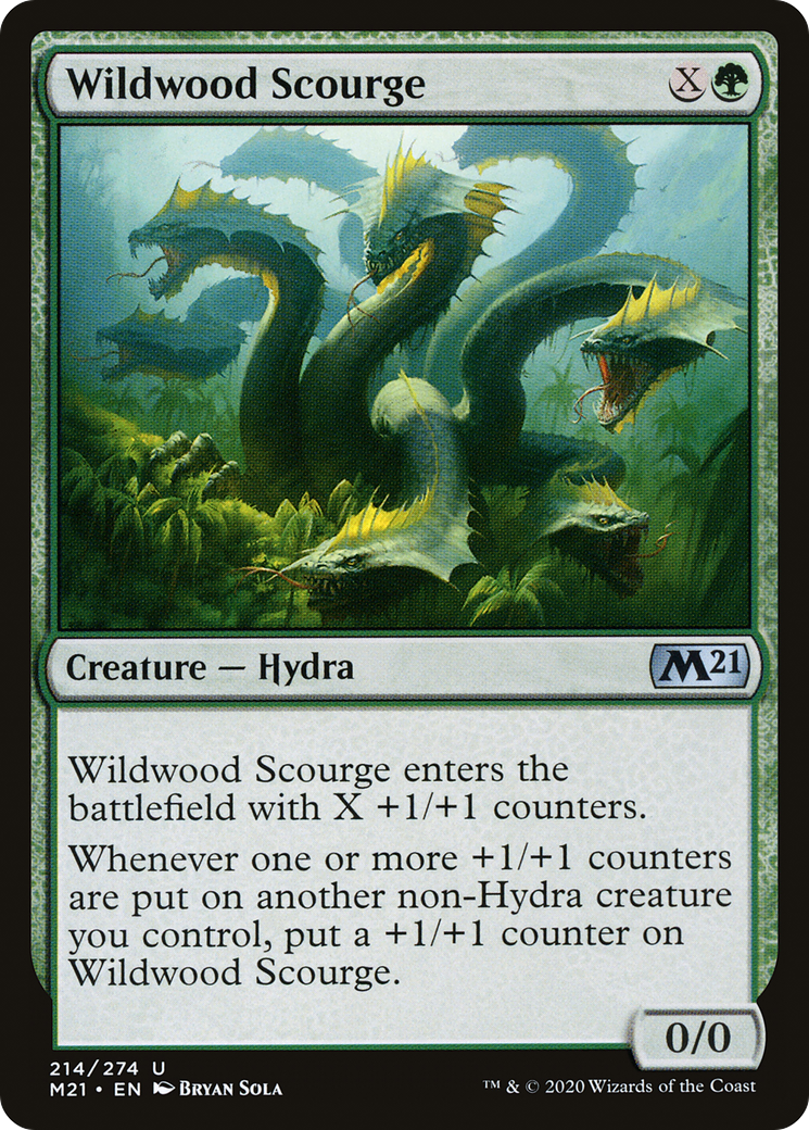 Wildwood Scourge (M21-214)  Foil - Core Set 2021
