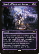 March of Wretched Sorrow (Showcase) (NEO-380) - Kamigawa: Neon Dynasty: (Showcase) Foil