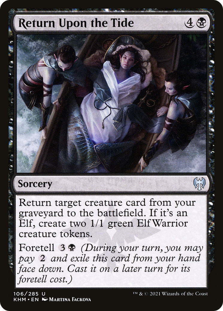 Return Upon the Tide (KHM-106)  Foil - Kaldheim