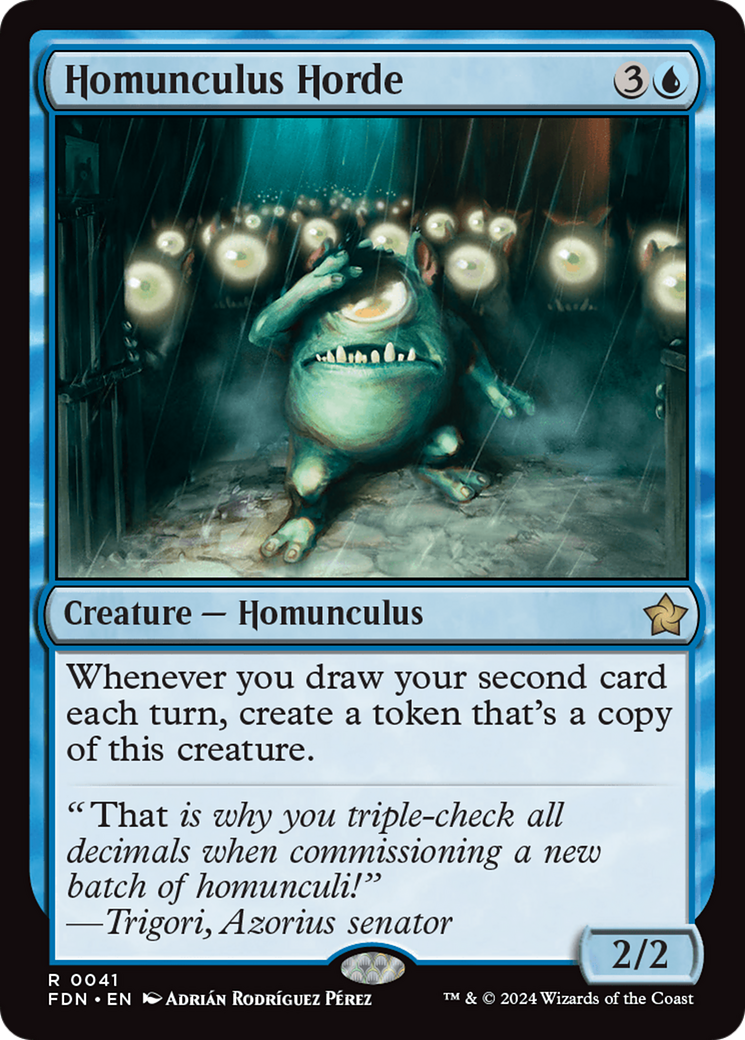 Homunculus Horde (FDN-041)  Foil - Foundations