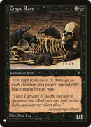 Crypt Rats (LIST-)  - The List