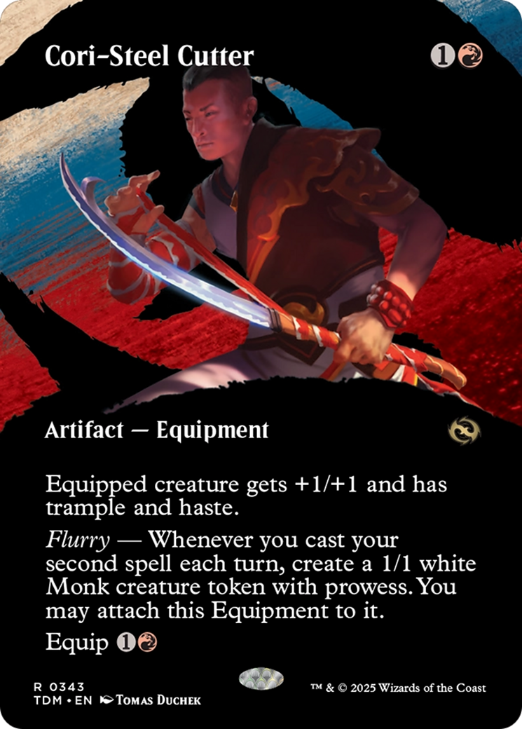 Cori-Steel Cutter (Borderless) (TDM-343)  - Tarkir: Dragonstorm: (Showcase)