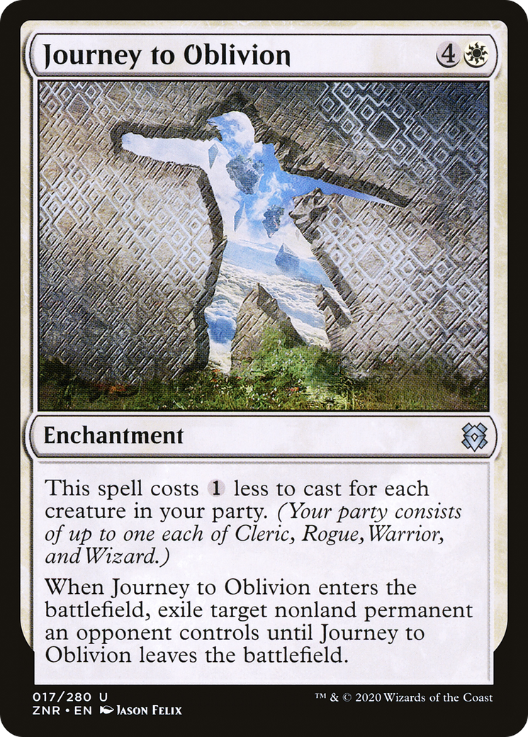 Journey to Oblivion (ZNR-017)  Foil - Zendikar Rising
