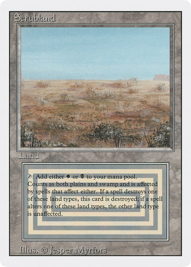 Scrubland (3ED-)  - Revised Edition