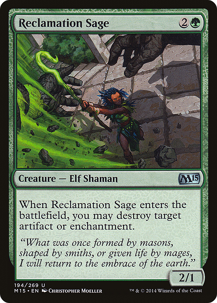 Reclamation Sage (M15-194)  Foil - Magic 2015