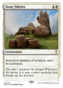 Stony Silence (White Border) (MB2-021)  - Mystery Booster 2