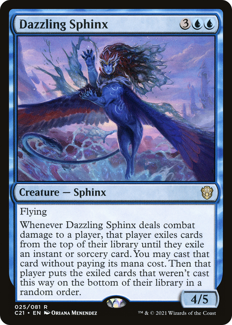 Dazzling Sphinx (C21-025)  - Commander 2021