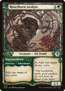 Rosethorn Acolyte (Showcase) (ELD-300) - Throne of Eldraine: (Showcase) Foil