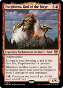 Purphoros, God of the Forge (CMM-246)  - Commander Masters: (enchantment)