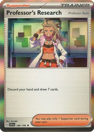 Professor's Research 189/198 - Holofoil SV01 Scarlet & Violet Base Set