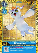 Gomamon - P-004 (2nd Anniversary Card Set) (P-004) - Digimon Promotion Cards Foil