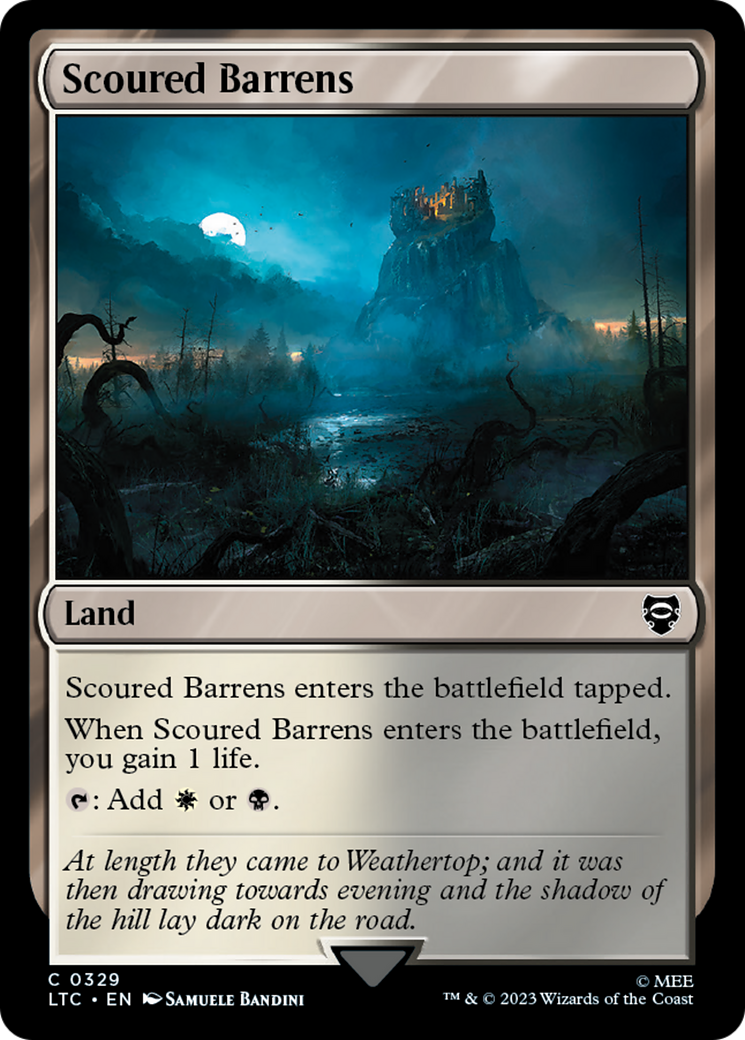 Scoured Barrens (LTC-329)  - Tales of Middle-earth Commander