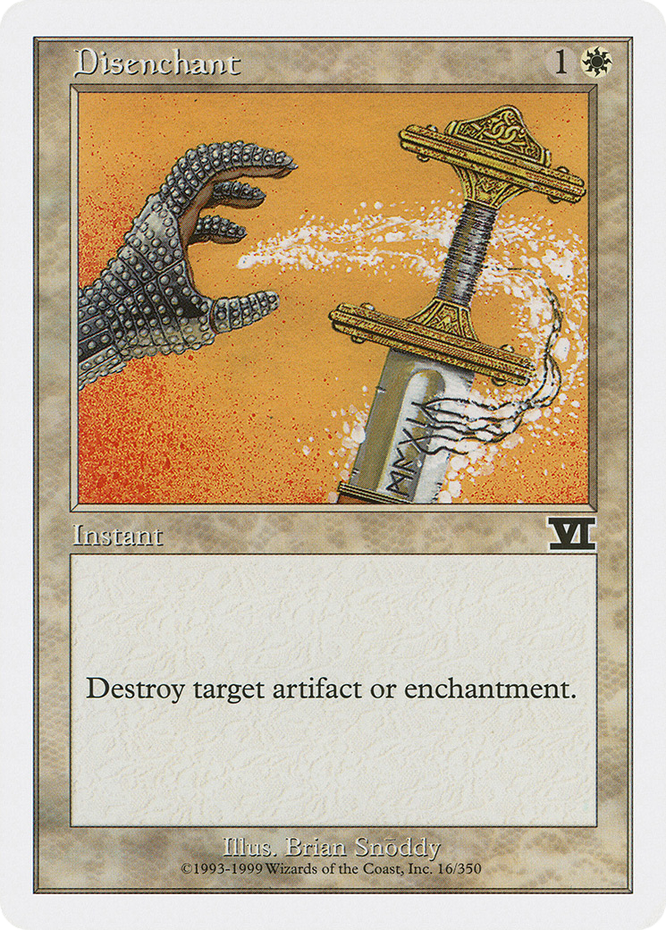 Disenchant (6ED-016)  - Classic Sixth Edition