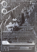 DoruGreymon (2022 Championship Finals 2nd Place) (BT7-064) - Next Adventure Foil
