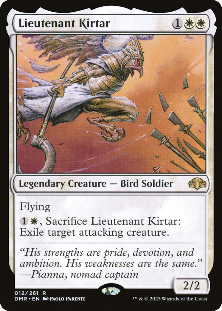 Lieutenant Kirtar (DMR-012)  Foil - Dominaria Remastered