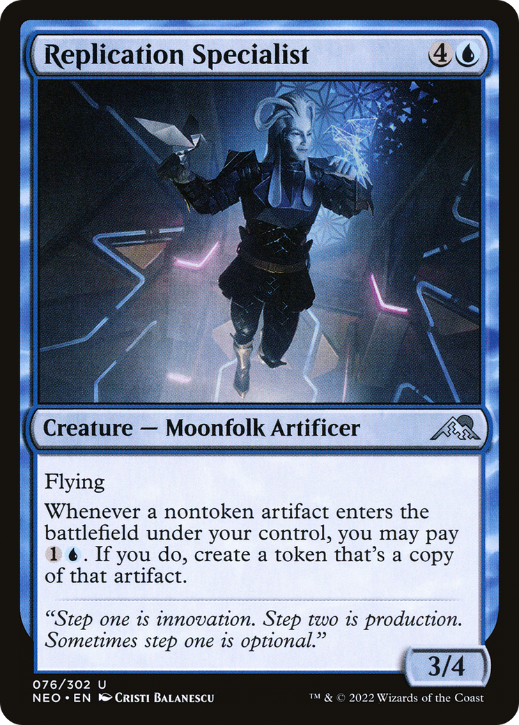 Replication Specialist (NEO-076)  - Kamigawa: Neon Dynasty
