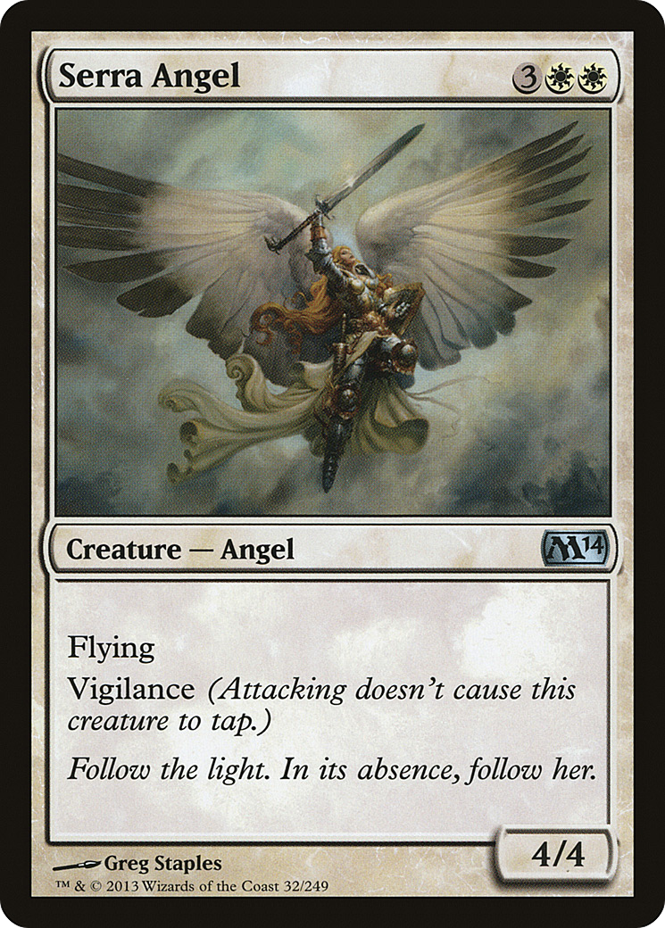 Serra Angel (M14-032)  - Magic 2014