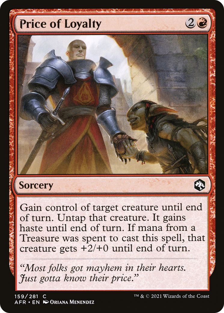 Price of Loyalty (AFR-159)  - Adventures in the Forgotten Realms