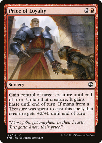 Price of Loyalty (AFR-159)  Foil - Adventures in the Forgotten Realms