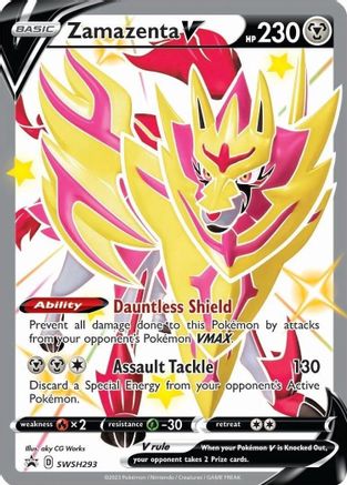 Zamazenta V (Shiny) SWSH293  - Holofoil SWSH Sword & Shield Promo Cards - Promo