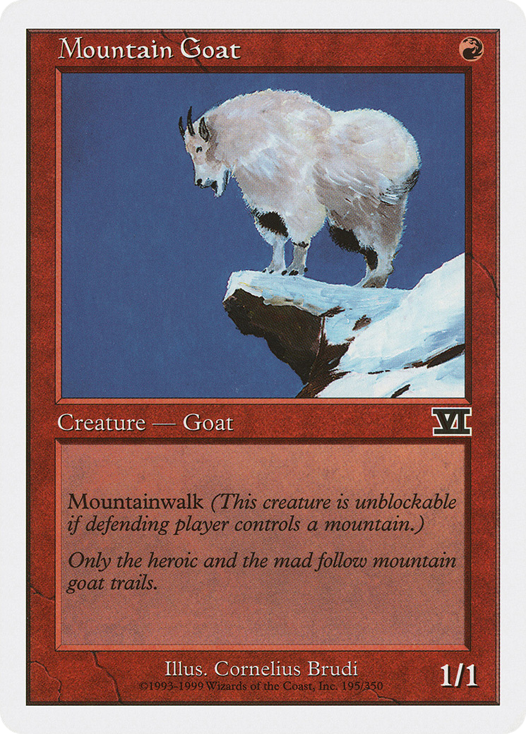 Mountain Goat (6ED-195)  - Classic Sixth Edition