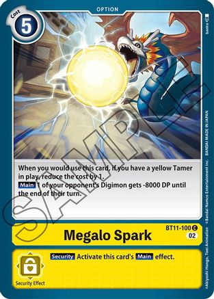 Megalo Spark (BT11-100) - Dimensional Phase Foil