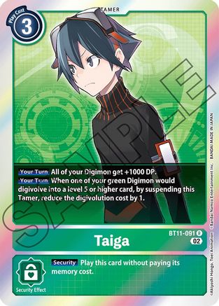 Taiga (BT11-091) - Dimensional Phase Foil