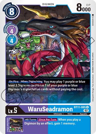 WaruSeadramon (BT11-085) - Dimensional Phase