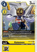 Kotemon (BT11-037) - Dimensional Phase Foil