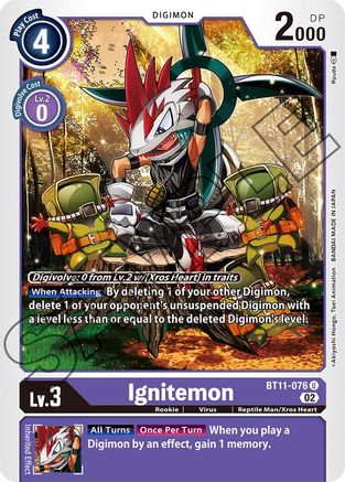 Ignitemon (BT11-076) - Dimensional Phase Foil