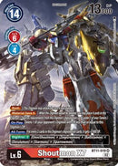 Shoutmon X7 (Alternate Art) (BT11-019) - Dimensional Phase Foil