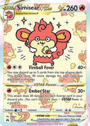 Simisear VSTAR GG37/GG70  - Holofoil Crown Zenith Galarian Gallery - Ultra Rare