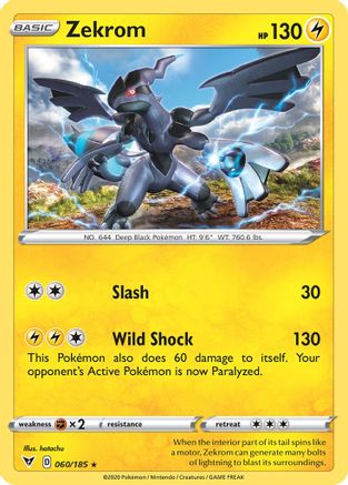 Zekrom 060/185  - Holofoil Miscellaneous Cards & Products - Promo
