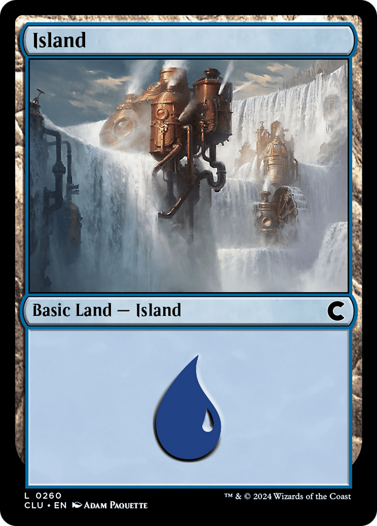 Island (0260) (CLU-260)  - Ravnica: Clue Edition