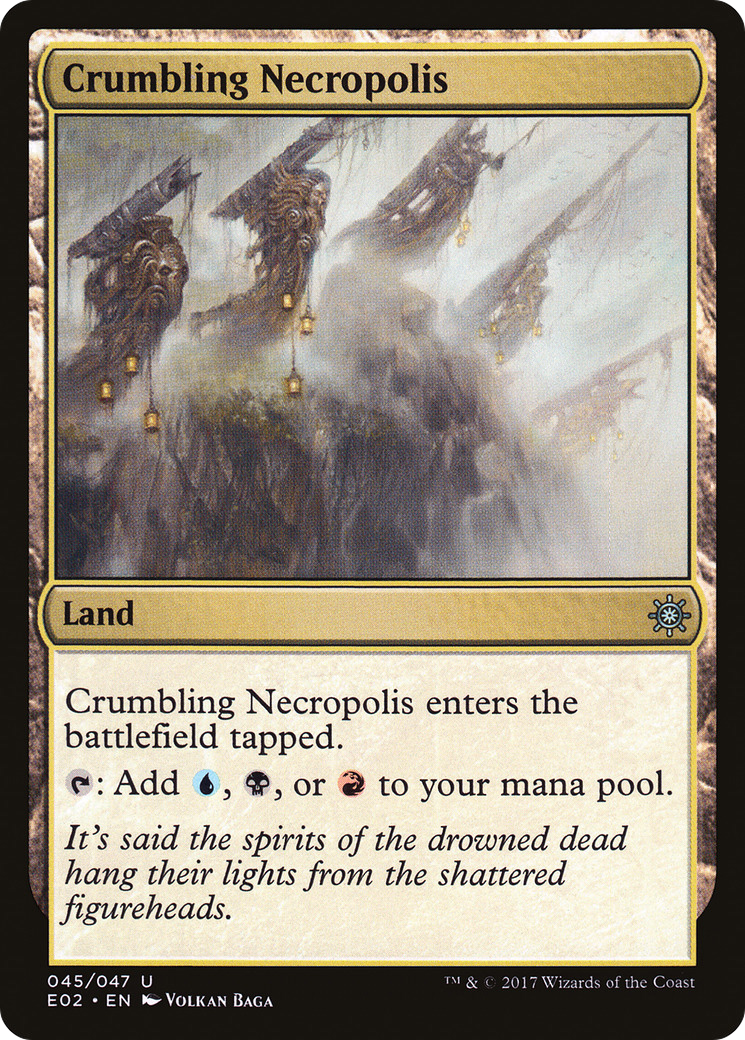 Crumbling Necropolis (E02-045)  - Explorers of Ixalan